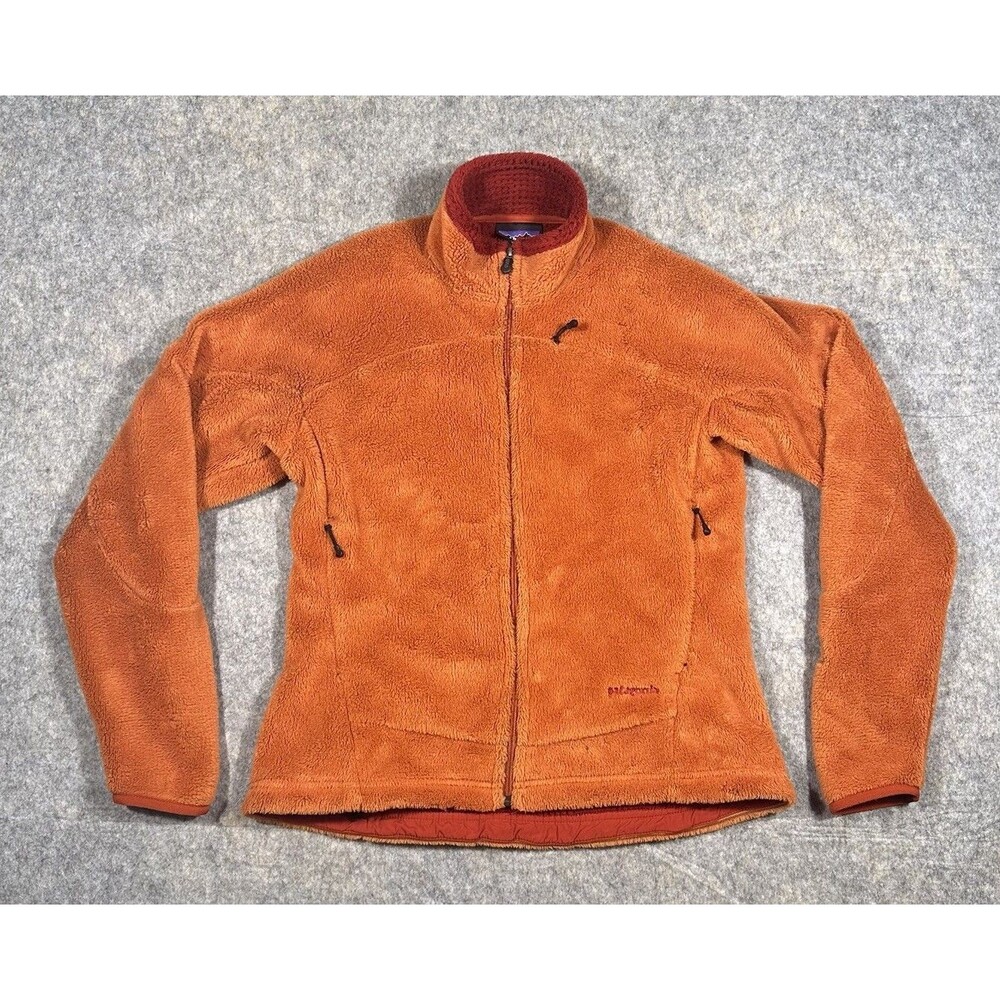 Patagonia Women’s Orange Full-Zip Fleece Jacket